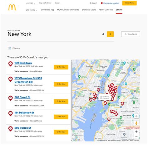 Restaurants Near Me: Nearby McDonald’s Locations .